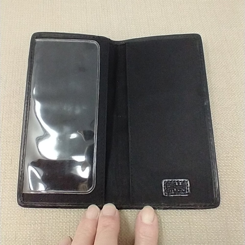 Pelle Studio Patchwork Leather Checkbook Cover - image 5